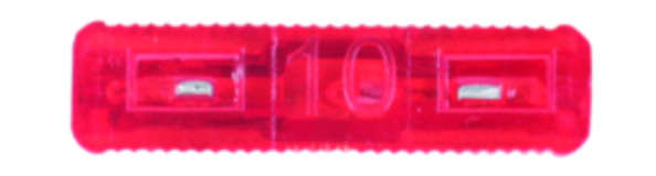 Plug In Fuse  - Standard - 10 Amp - 5 Pieces