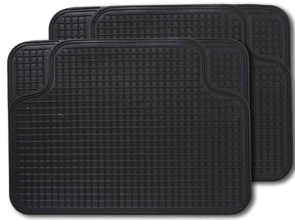 Rubber Mat Set - 4 Piece - Heavy Duty