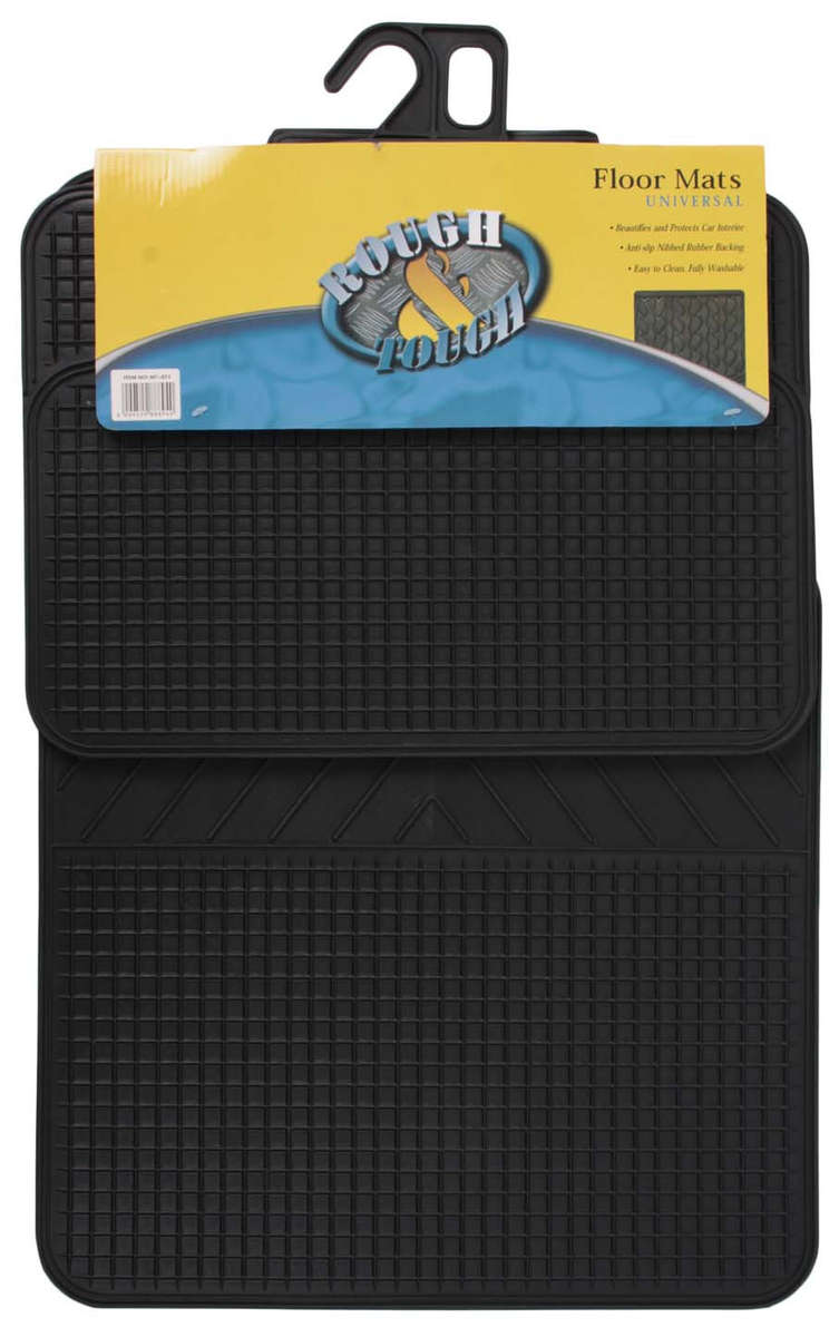 Rubber Mat Set - 4 Piece - Heavy Duty