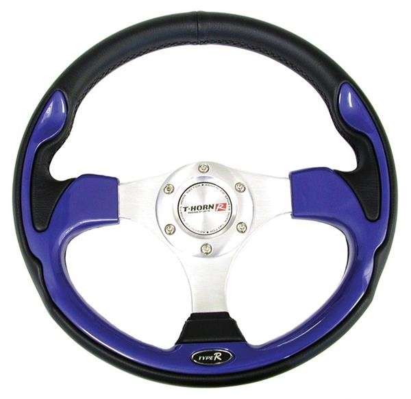 Steering Wheel - PVC - Blue