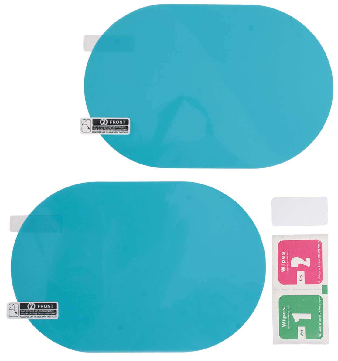 Rear View Mirror Rainproof Film - 100mm x 150mm