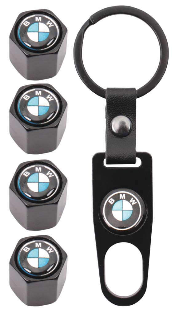 Valve Caps - BMW with Key Ring