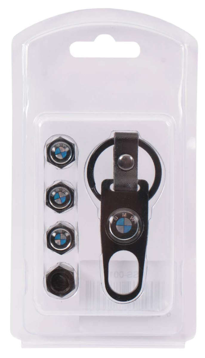 Valve Caps - BMW with Key Ring
