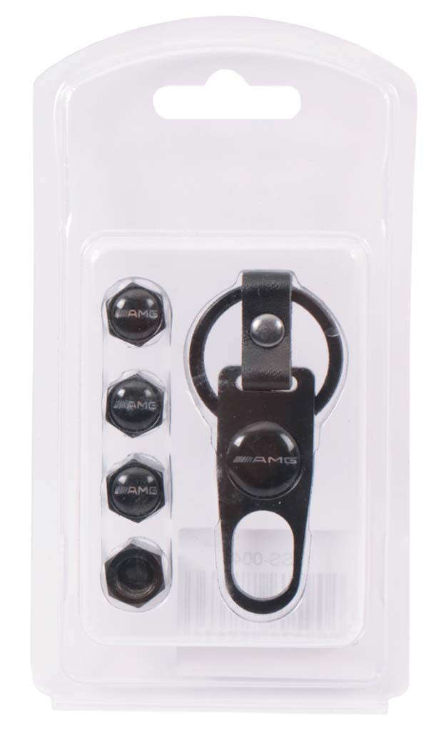 Valve Caps - AMG with Key Ring