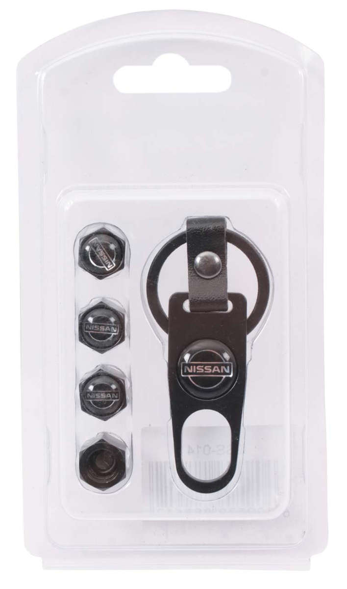 Valve Caps - Nissan with Key Ring