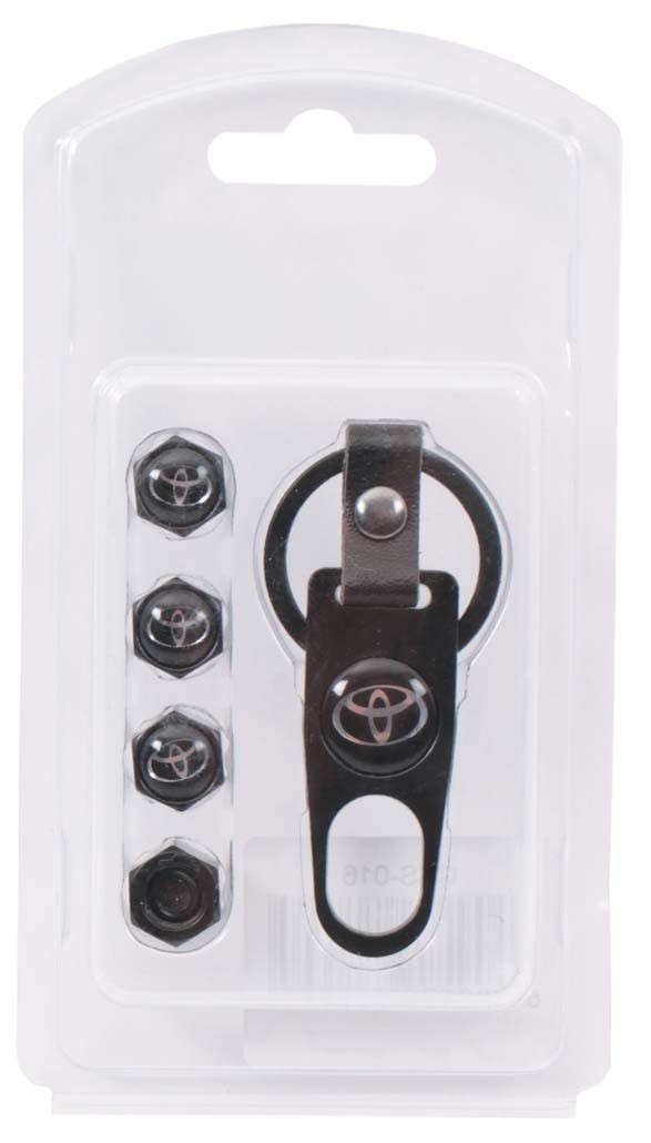 Valve Caps - Toyota with Key Ring