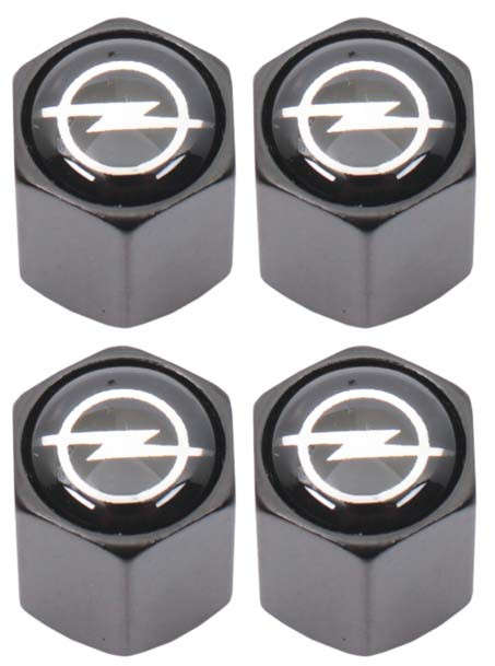 Valve Caps - Opel with Key Ring