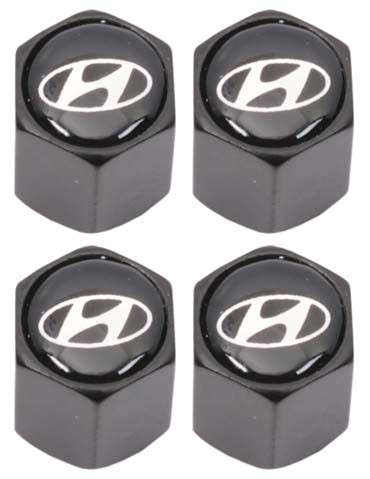 Valve Caps - Hyundai with Key Ring