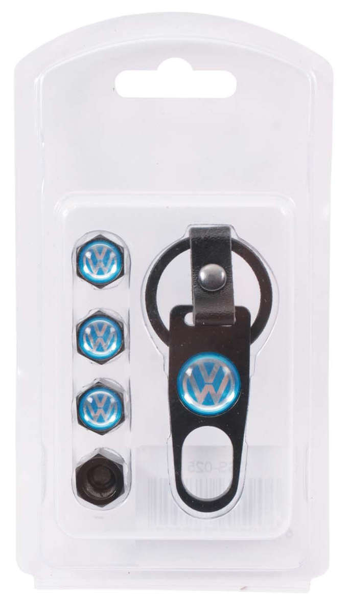 Valve Caps - VW with Key Ring