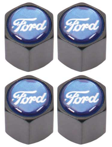 Valve Caps - Ford with Key Ring