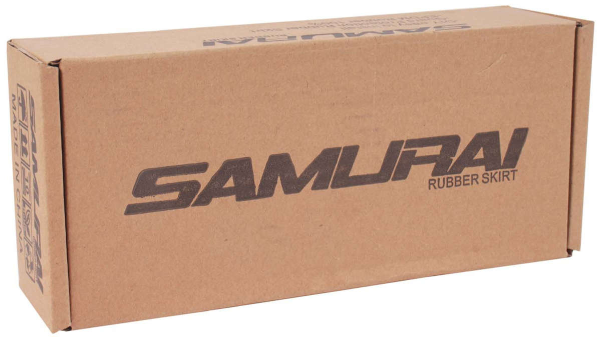 Front Bumper Lip - Univeral - 2.5m - Black + White Edging