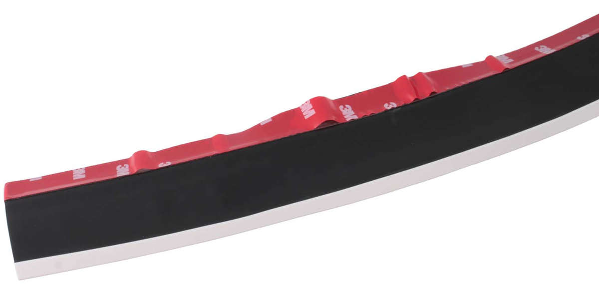 Front Bumper Lip - Univeral - 2.5m - Black + White Edging