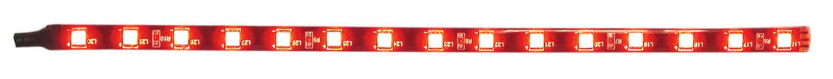 Stick On Soft LED Strip Light - Red - 12 Volt - 30cm