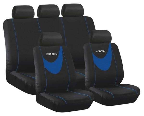9 Piece Mamdial - Blue Seat Cover Set