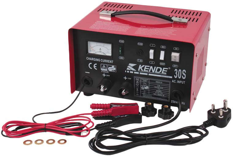 Kende Battery Charger - 20 Amp / 12-24 Volt with Boost