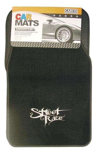 Car Carpet Set - 4 Piece - Street Race