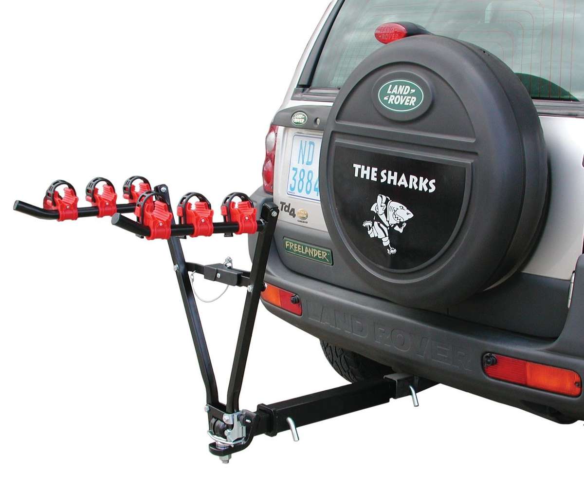 Bicycle Rack - Tow Hitch Fitting - 3 Bicycle Capacity