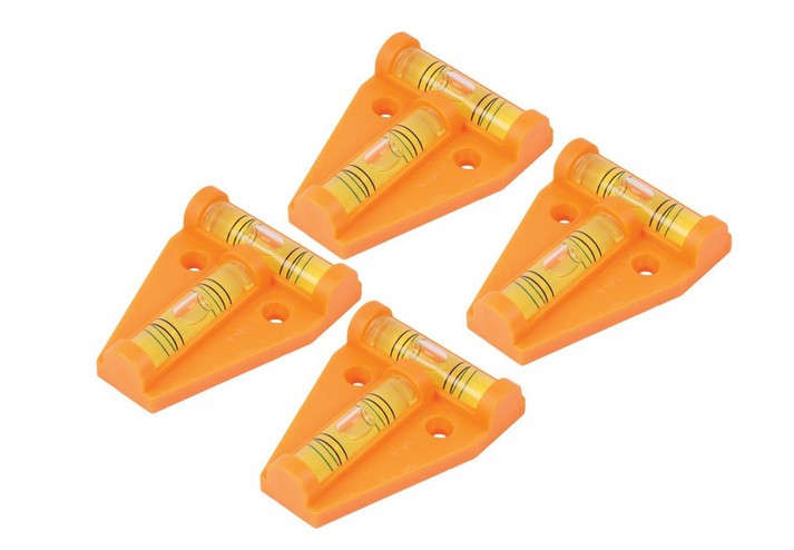 Triangular T Spirit Level - Set of 4