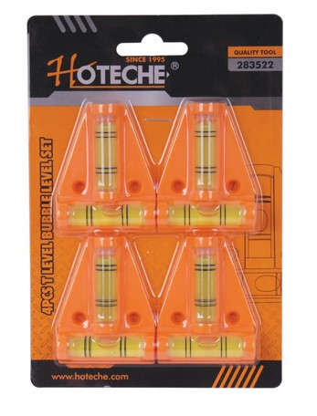 Triangular T Spirit Level - Set of 4