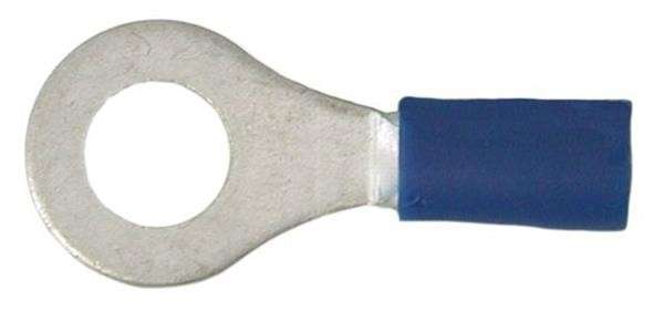 Blue Ring Terminal - 6.4mm - 100 Pieces