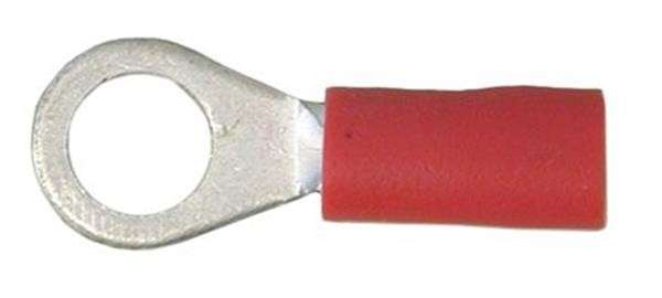 Red Ring Terminal - 5.3mm - 100 Pieces