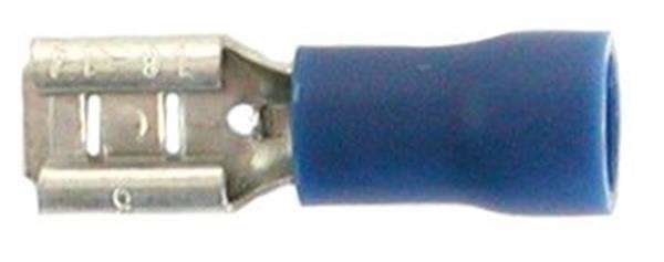 Blue Female Radio Terminal - 4.3mm - 100 Pieces