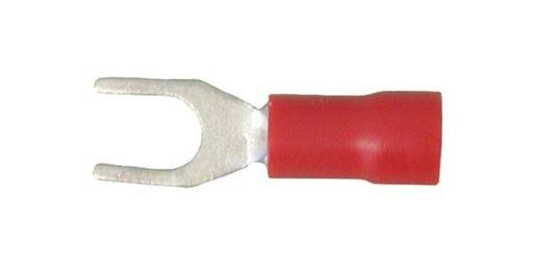 Red Fork Terminal - 4.3mm - 10 Pieces