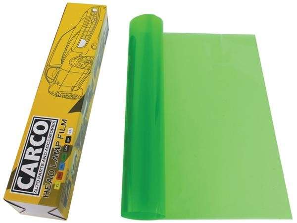 Headlamp Film - Green - 40cm x 1m