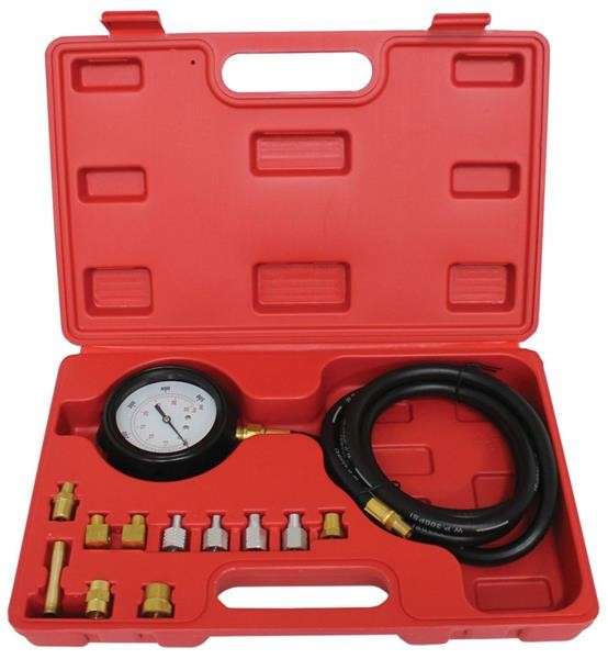 Engine Oil Pressure Tester with 11 Adaptors