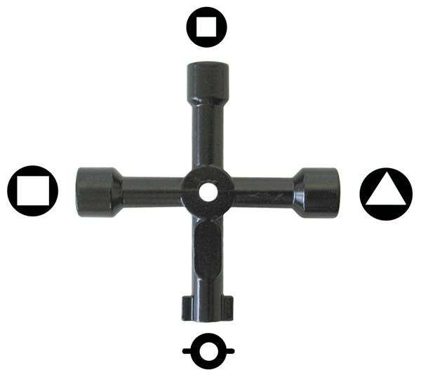 Plumber 4 Way Tool