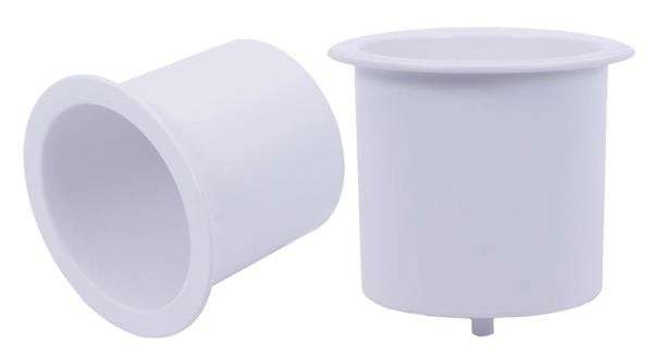 Plastic Cup Holder - 74mm - White