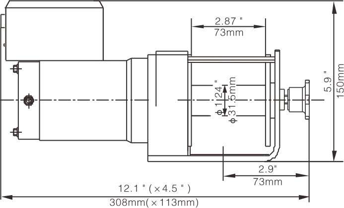 Runva 12 Volt - 2000lb (907 kg) - With Solenoid Pack