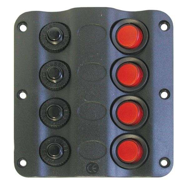 Switch Panel - 4 Switch LED with Circuit Breaker