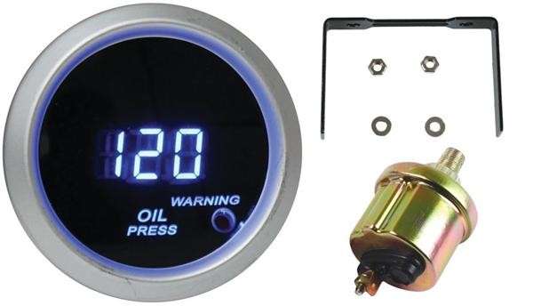 52mm Oil Pressure Gauge - Digital