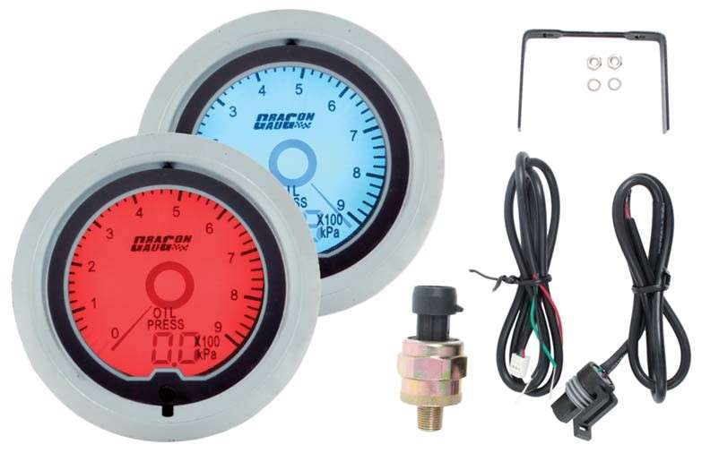 52mm Oil Pressure Gauge - LCD