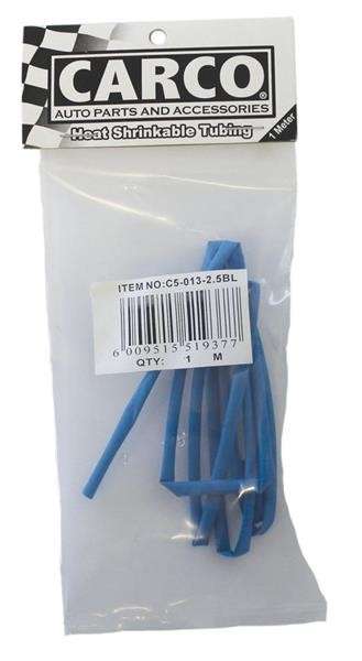 Heat Shrink Tubing - 2.5mm x 1M - Blue