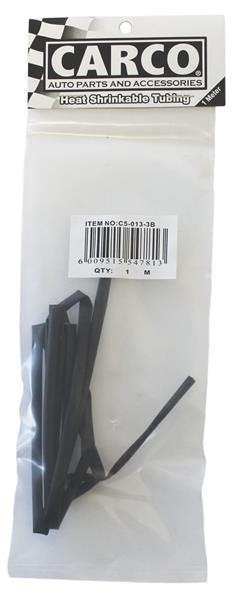 Heat Shrink Tubing - 3mm x 1M - Black