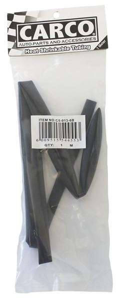 Heat Shrink Tubing - 6mm x 1M - Black