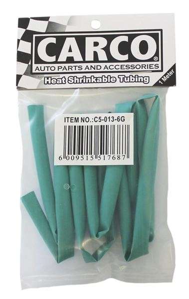 Heat Shrink Tubing - 6mm x 1M - Green