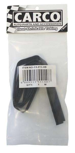 Heat Shrink Tubing - 8mm x 1M - Black