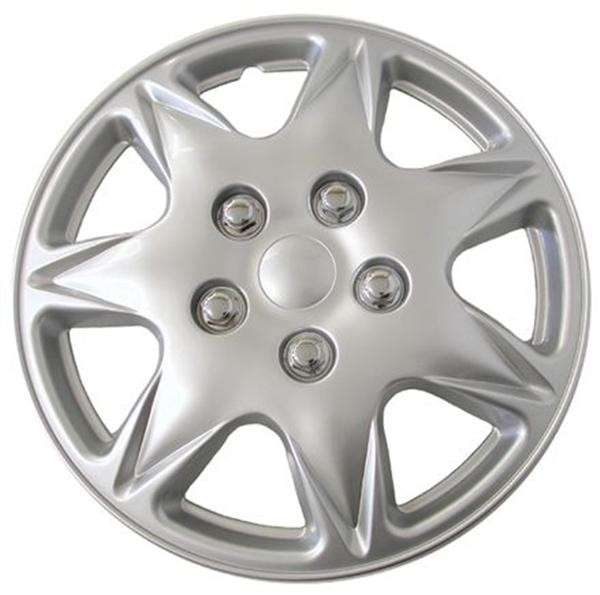 14" Silver Wheel Cover Set