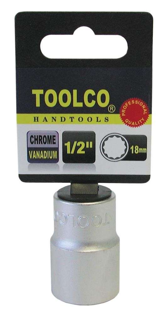 Socket - 1/2" Drive - 12 Point - 18mm