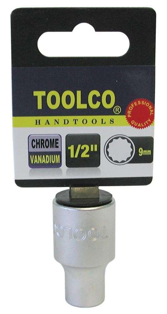 Socket - 1/2" Drive - 12 Point - 9mm
