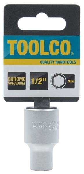 Socket - 1/2" Drive - 6 Point - 9mm