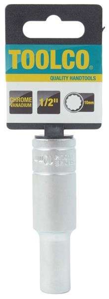 Tube Socket - 1/2" Drive - 12 Point - 10mm
