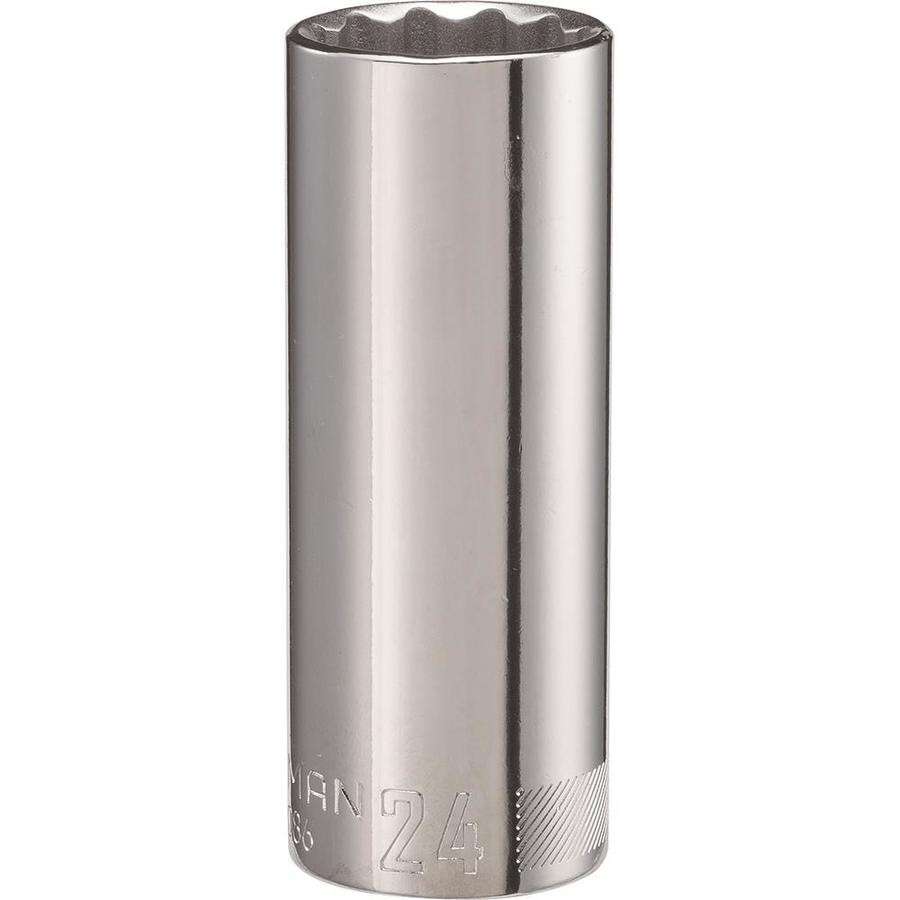 Tube Socket - 1/2" Drive - 12 Point - 24mm
