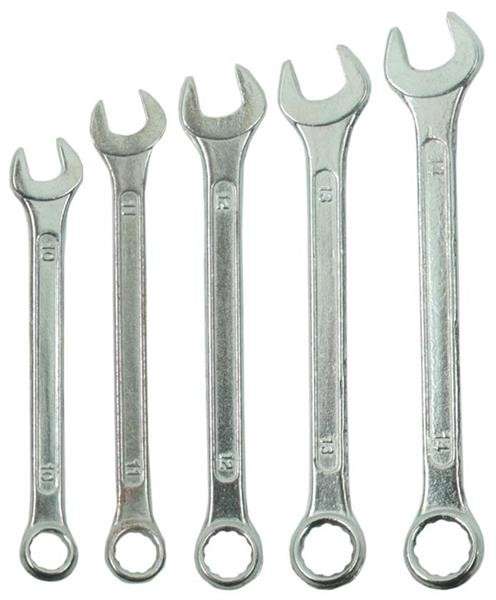 Combination Spanner Set - 5 Piece