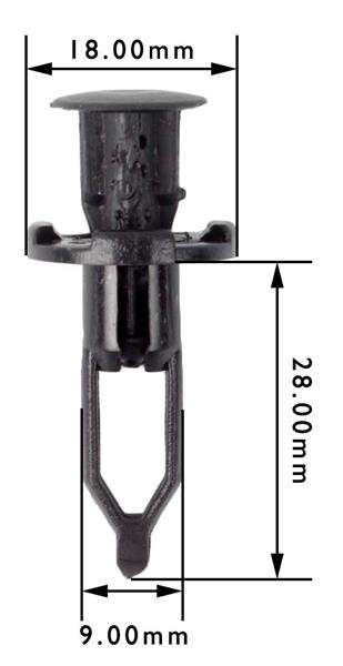 Panel Clips - Toyota - 10 Pieces