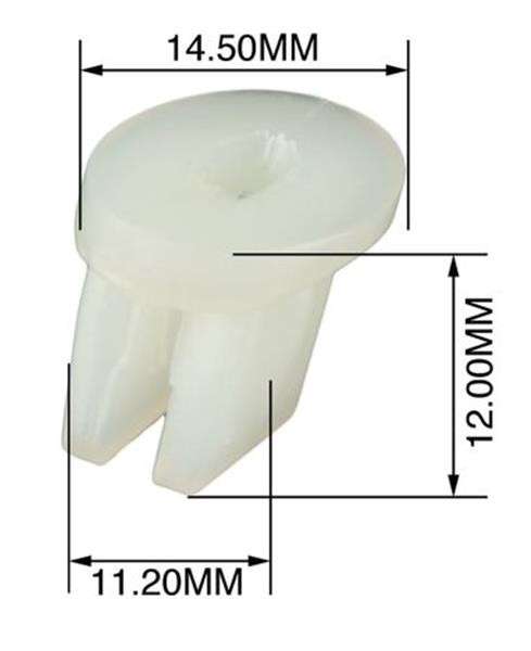 Panel Clips - Screw Saddle - 11mm - 10 Pieces