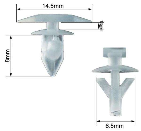 Panel Clips - Grille - Nissan